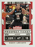 2020-21 Panini Contenders Draft Picks #18 Kawhi Leonard