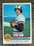 1979 Topps #206 Sammy Stewart RB (NM)