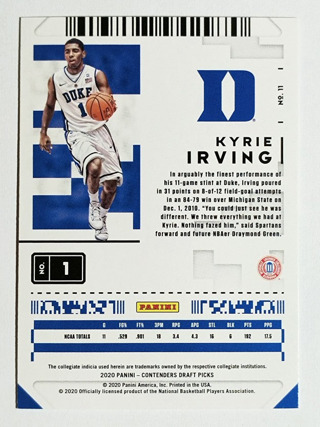 2020-21 Panini Contenders Draft Picks #11 Kyrie Irving