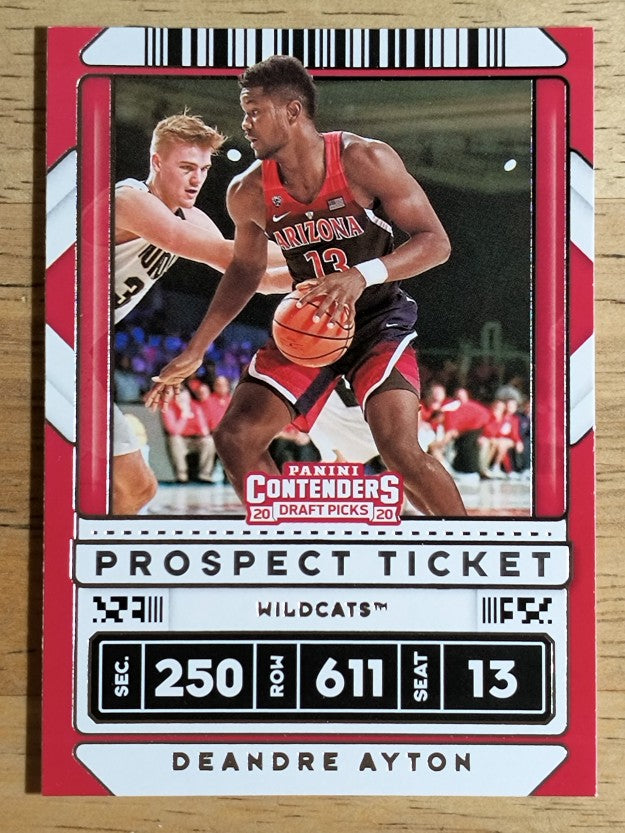 2020-21 Panini Contenders Draft Picks #21 Deandre Ayton