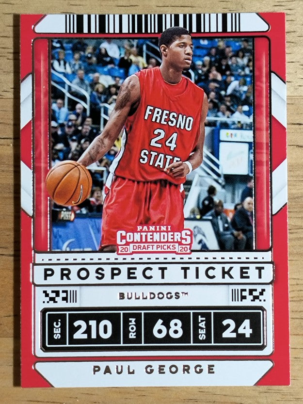 2020-21 Panini Contenders Draft Picks #19 Paul George