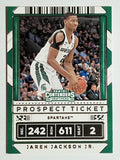 2020-21 Panini Contenders Draft Picks #45 Jaren Jackson Jr.