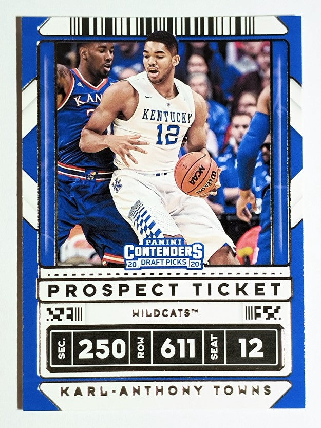 2020-21 Panini Contenders Draft Picks #36 Karl-Anthony Towns