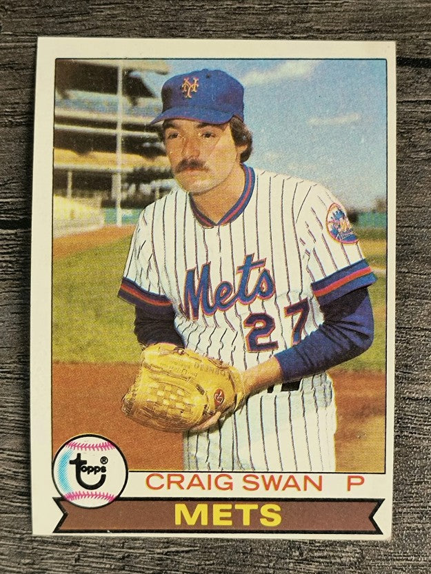 1979 Topps #334 Craig Swan (EX)