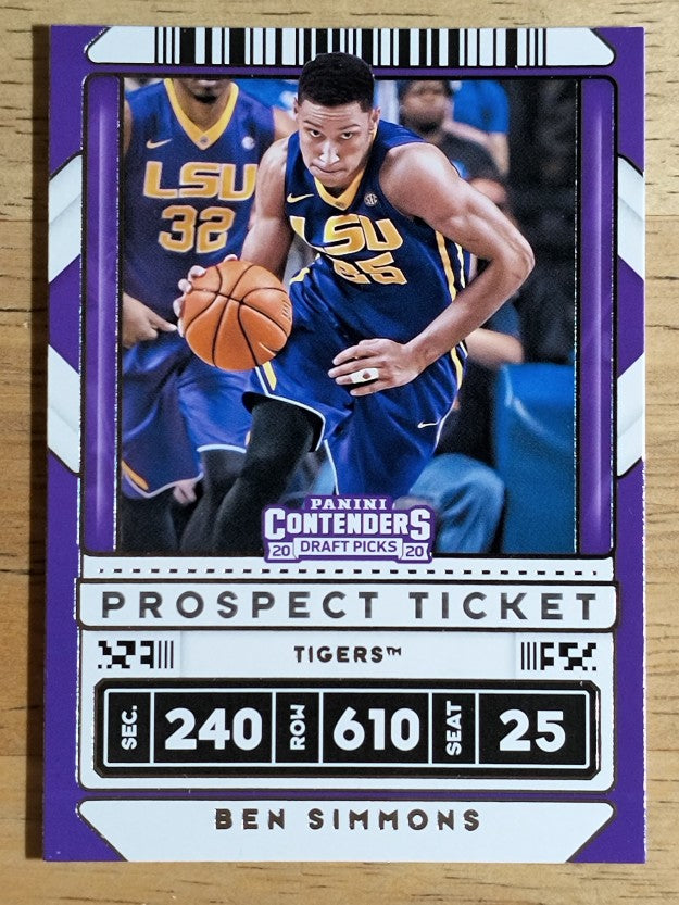 2020-21 Panini Contenders Draft Picks #14 Ben Simmons