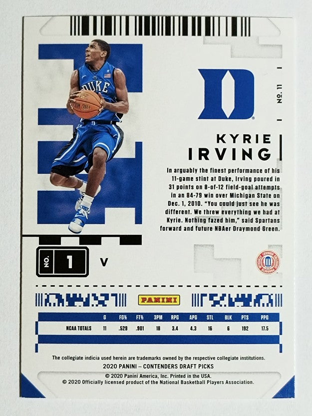 2020-21 Panini Contenders Draft Picks Variations #11 Kyrie Irving