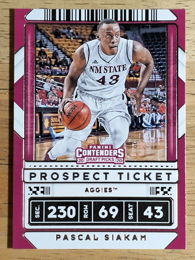 2020-21 Panini Contenders Draft Picks Variations #17 Pascal Siakam
