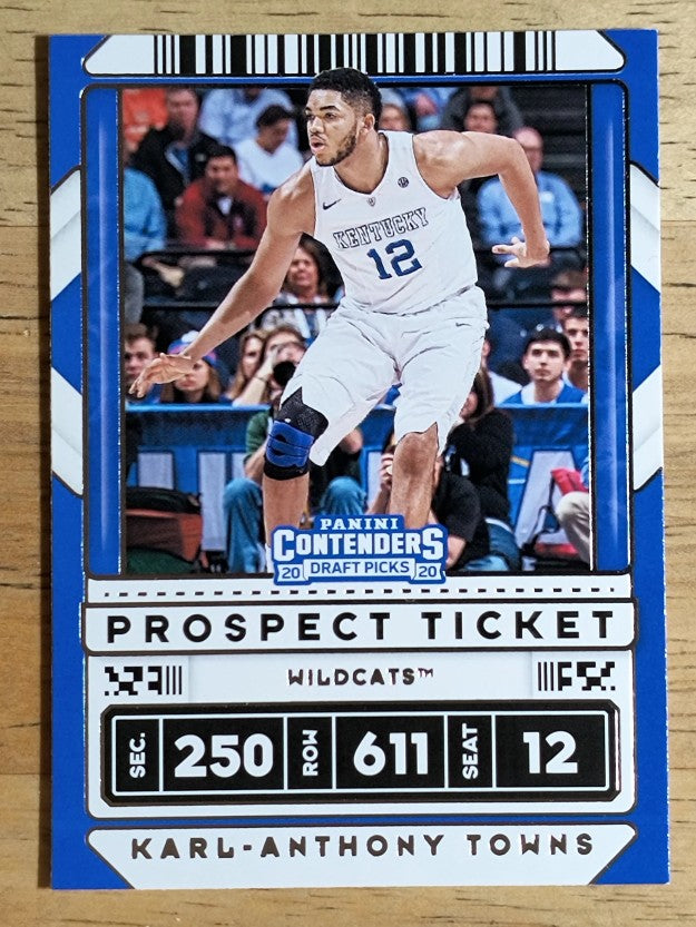 2020-21 Panini Contenders Draft Picks Variations #36 Karl-Anthony Towns