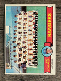 1979 Topps #499 Texas Rangers CL/Pat Corrales MG (EXMT)