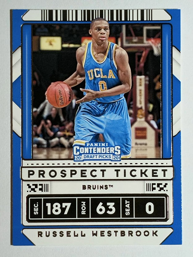 2020-21 Panini Contenders Draft Picks Variations #3 Russell Westbrook