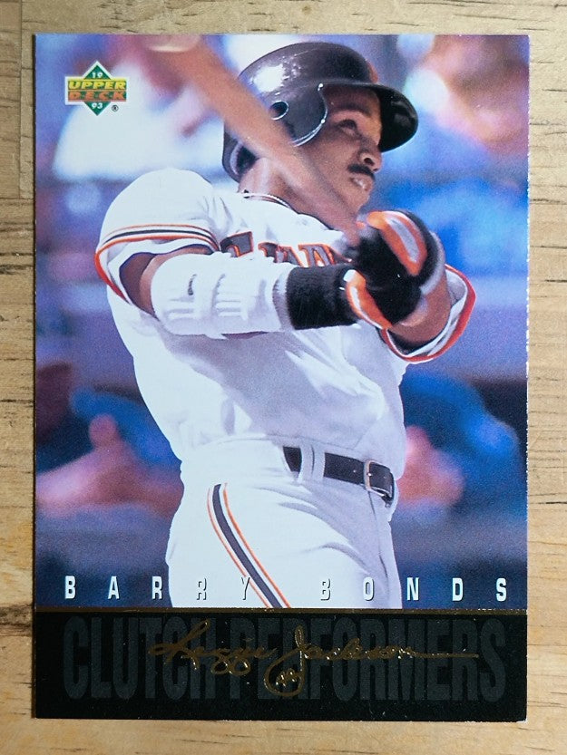 1993 Upper Deck Clutch Performers #R3 Barry Bonds