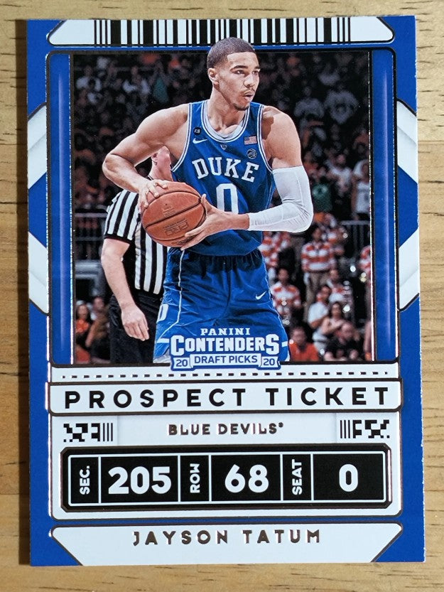 2020-21 Panini Contenders Draft Picks Variations #8 Jayson Tatum