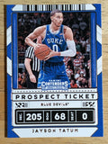2020-21 Panini Contenders Draft Picks Variations #8 Jayson Tatum