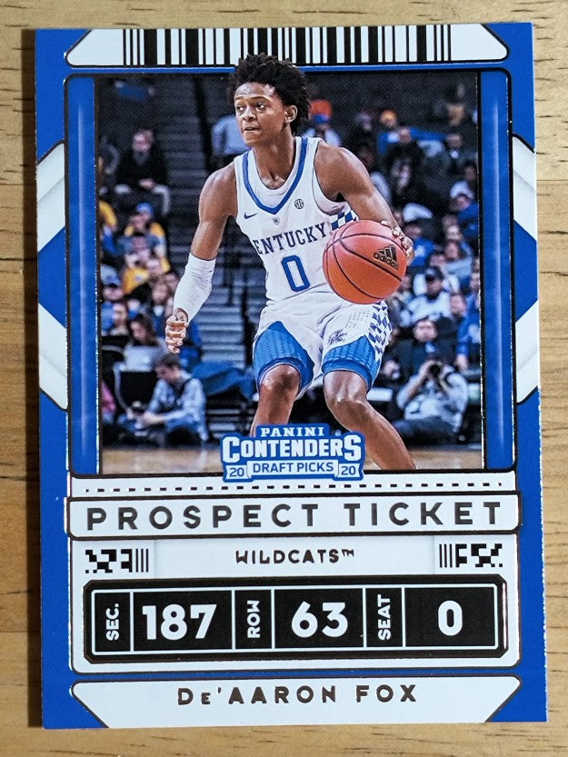 2020-21 Panini Contenders Draft Picks Variations #22 De'Aaron Fox