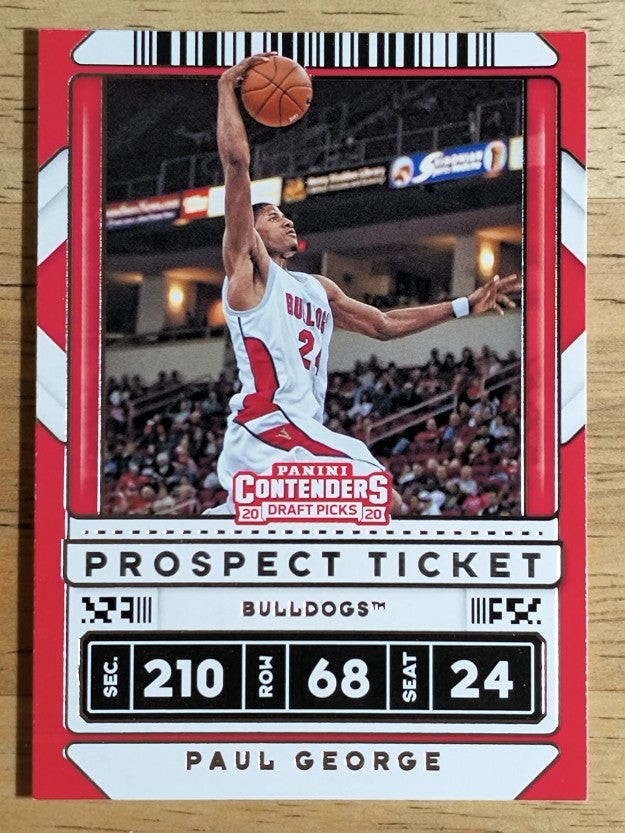 2020-21 Panini Contenders Draft Picks Variations #19 Paul George
