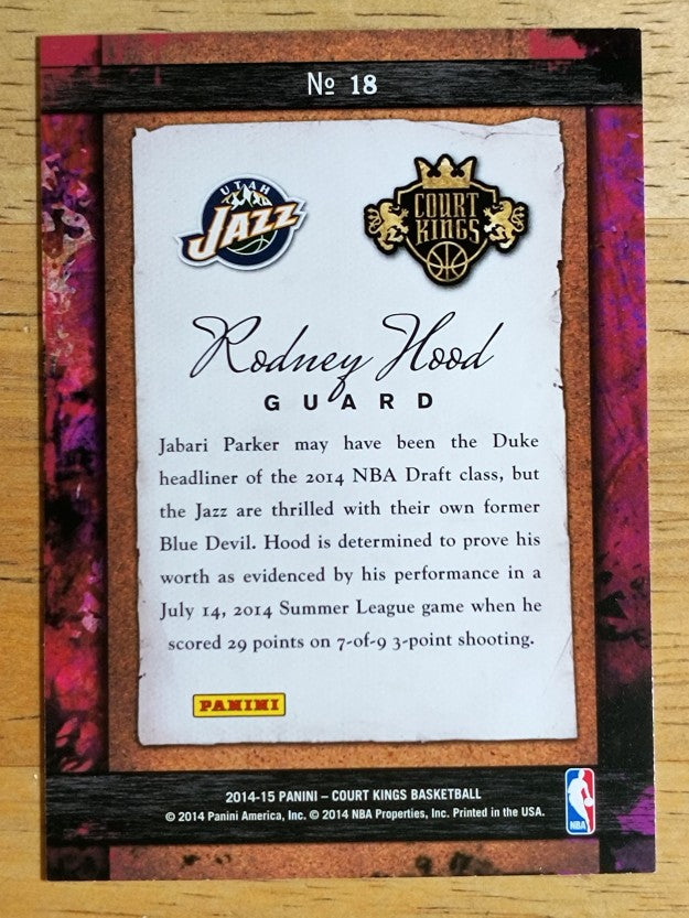 2014-15 Court Kings Remarkable Rookies #18 Rodney Hood