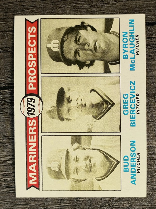 1979 Topps #712 Bud Anderson RC/Greg Biercevicz RC/Byron McLaughlin RC (NM)