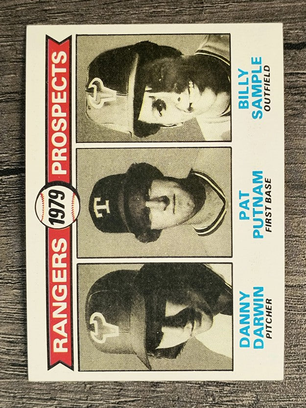 1979 Topps #713 Danny Darwin RC/Pat Putnam/Billy Sample RC (NM)