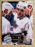 1991-92 Pro Set Platinum #142 Kings/Gretzky on back (NM)