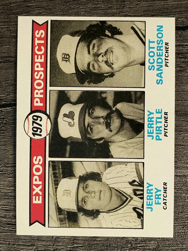 1979 Topps #720 Jerry Fry RC/Jerry Pirtle RC/Scott Sanderson RC (EXMT)