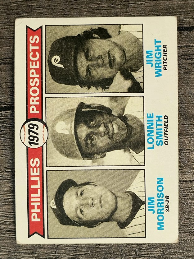 1979 Topps #722 Jim Morrison RC/Lonnie Smith RC/Jim Wright RC (VG)