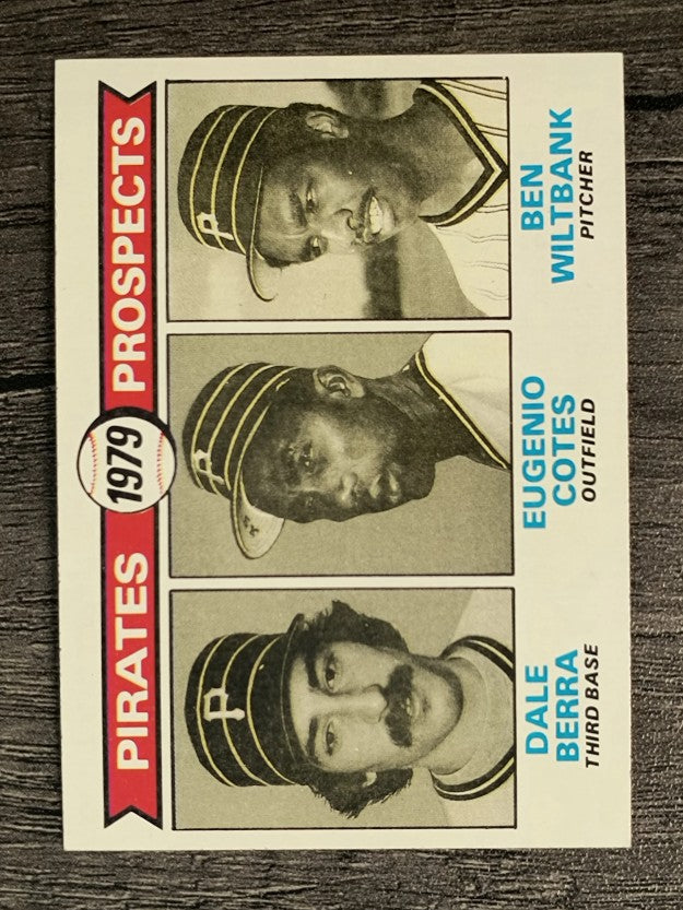1979 Topps #723 Dale Berra RC/Eugenio Cotes RC/Ben Wiltbank RC (NM)