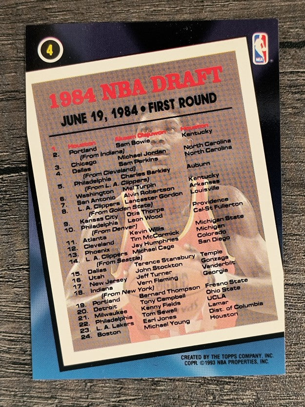 1992-93 Topps Archives #4 Hakeem Olajuwon FDP