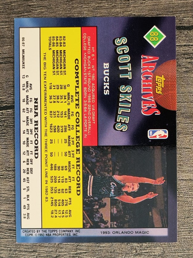 1992-93 Topps Archives #88 Scott Skiles