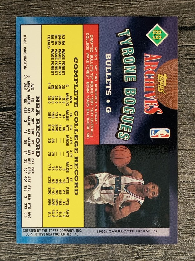 1992-93 Topps Archives #89 Muggsy Bogues