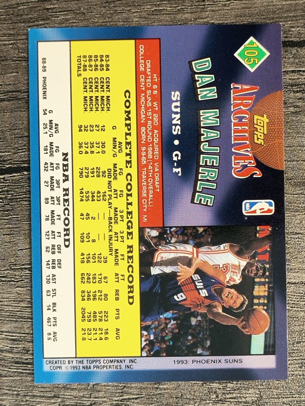 1992-93 Topps Archives #105 Dan Majerle