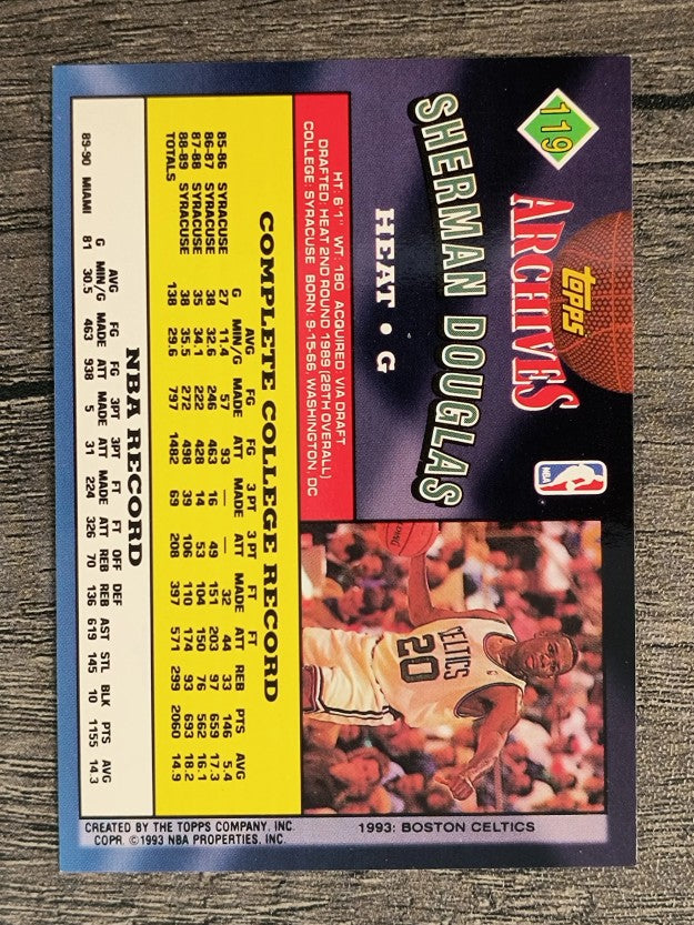 1992-93 Topps Archives #119 Sherman Douglas