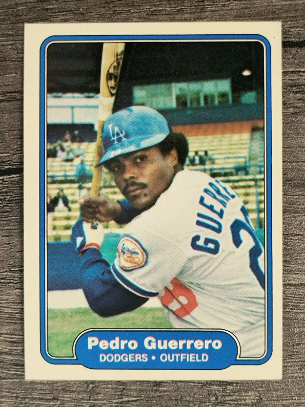 1982 Fleer #7 Pedro Guerrero