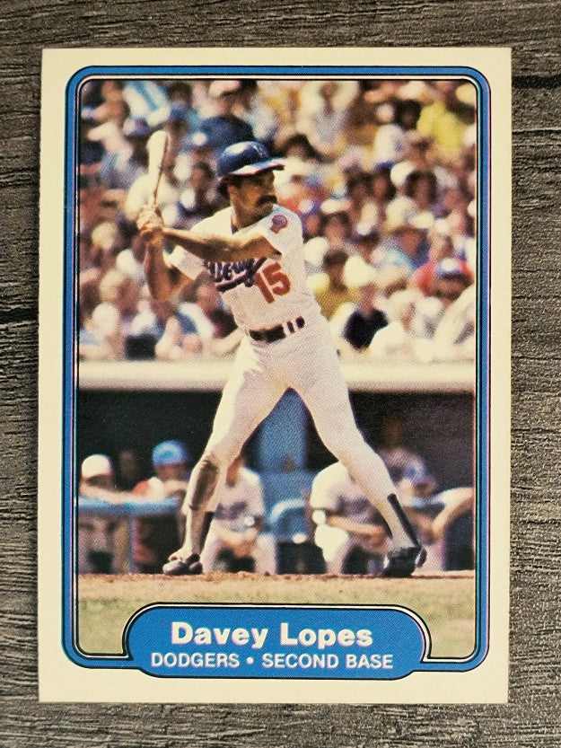 1982 Fleer #12 Dave Lopes