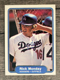 1982 Fleer #15 Rick Monday
