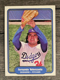 1982 Fleer #27 Fernando Valenzuela