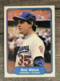1982 Fleer #28 Bob Welch