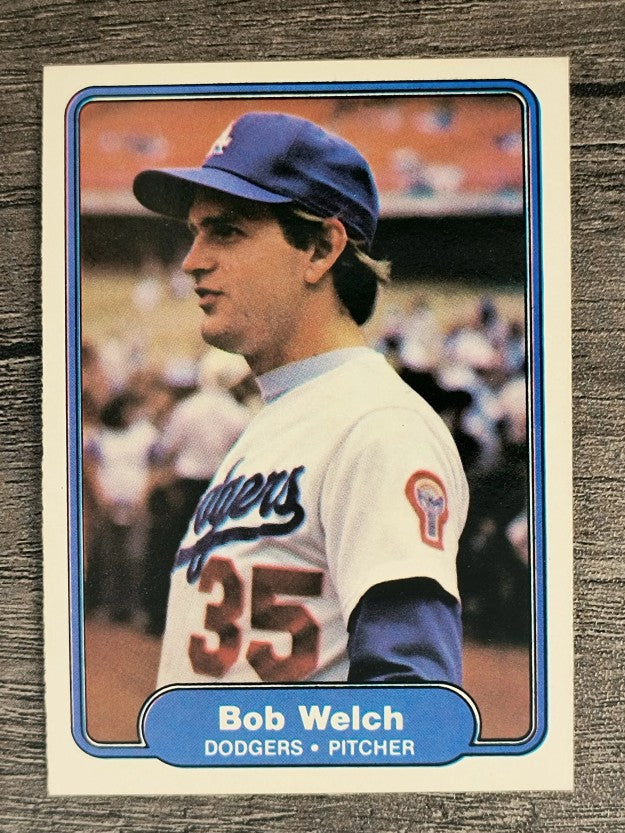 1982 Fleer #28 Bob Welch