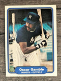 1982 Fleer #36 Oscar Gamble