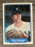 1982 Fleer #37 Rich Gossage
