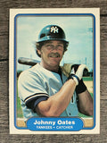 1982 Fleer #47 Johnny Oates
