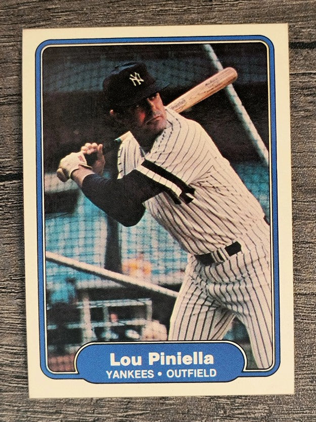 1982 Fleer #48 Lou Piniella
