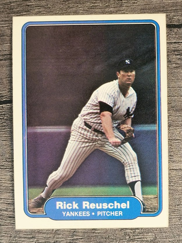 1982 Fleer #50 Rick Reuschel