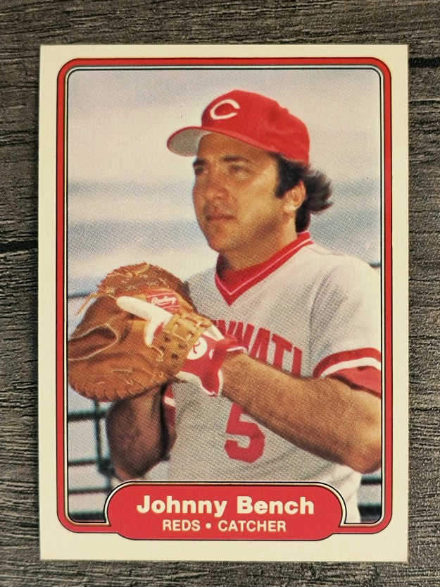 1982 Fleer #57 Johnny Bench
