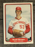 1982 Fleer #60 Scott Brown
