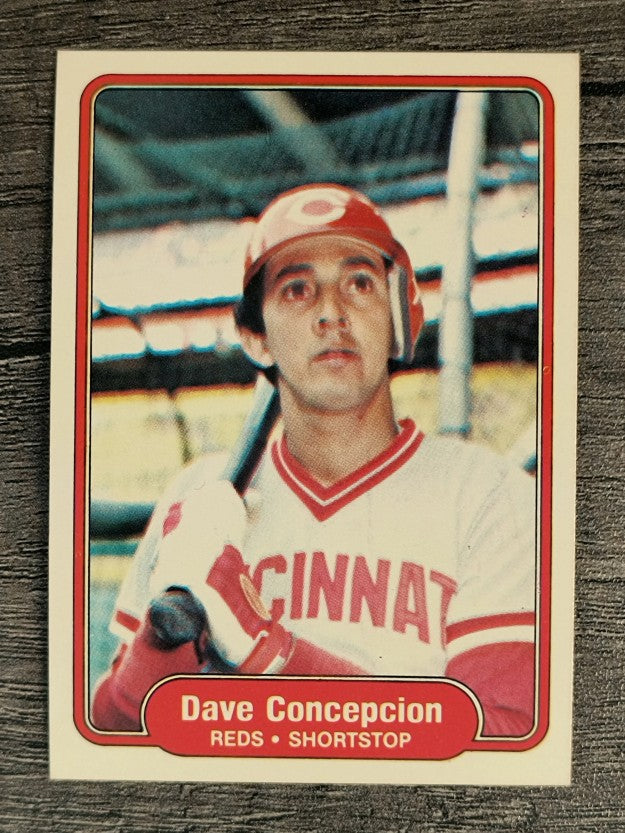 1982 Fleer #63 Dave Concepcion