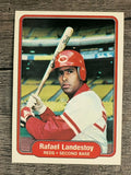 1982 Fleer #73 Rafael Landestoy