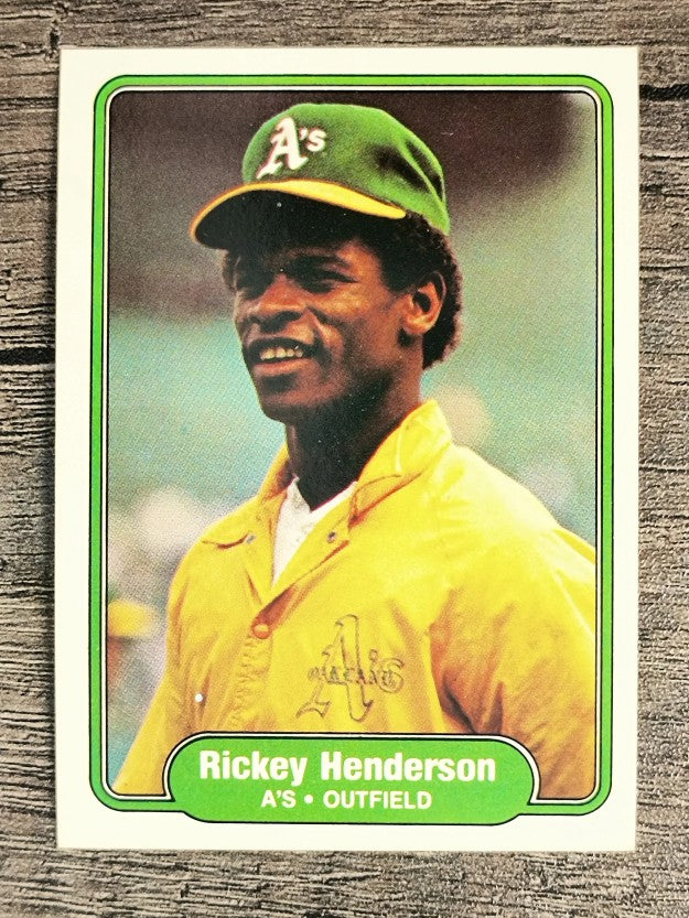 1982 Fleer #92 Rickey Henderson