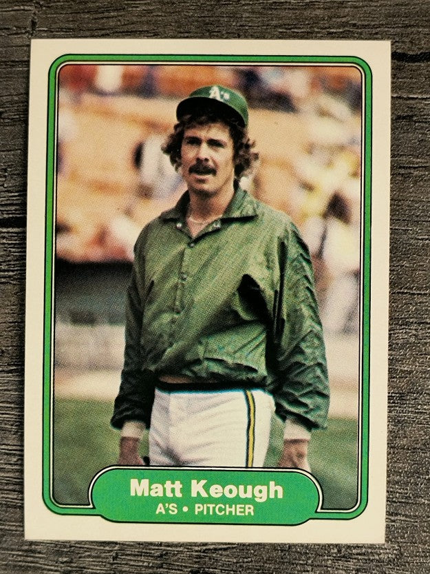 1982 Fleer #95 Matt Keough