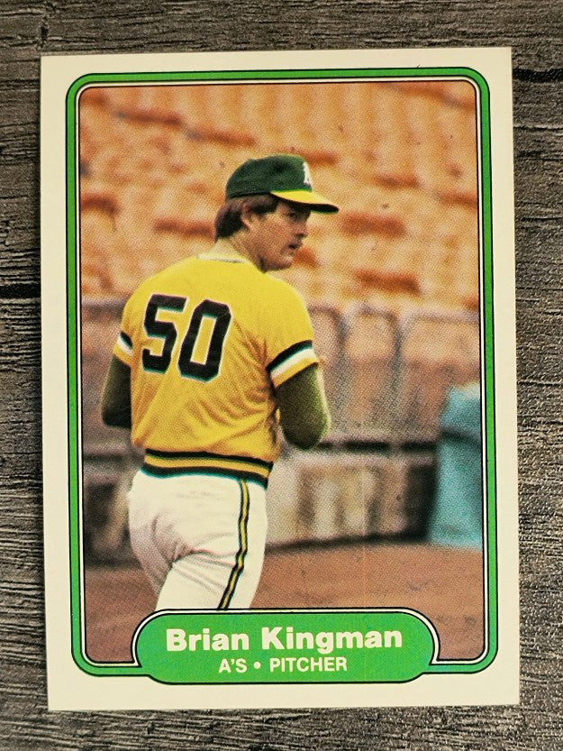1982 Fleer #96 Brian Kingman