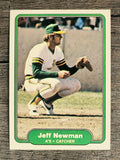 1982 Fleer #102 Jeff Newman